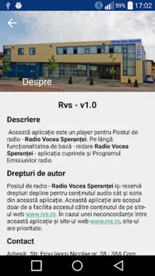 Radio Vocea Speranței android App screenshot 3